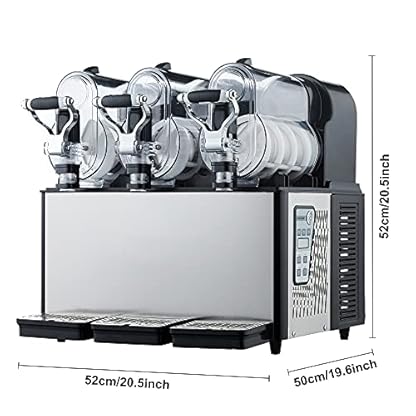 Kommerzielle Slushy-Maschine - 3 x 3L Maschine zur Herstellung von gefrorenen Getränken, Saft-Smoothie Margarita… – Bild 4