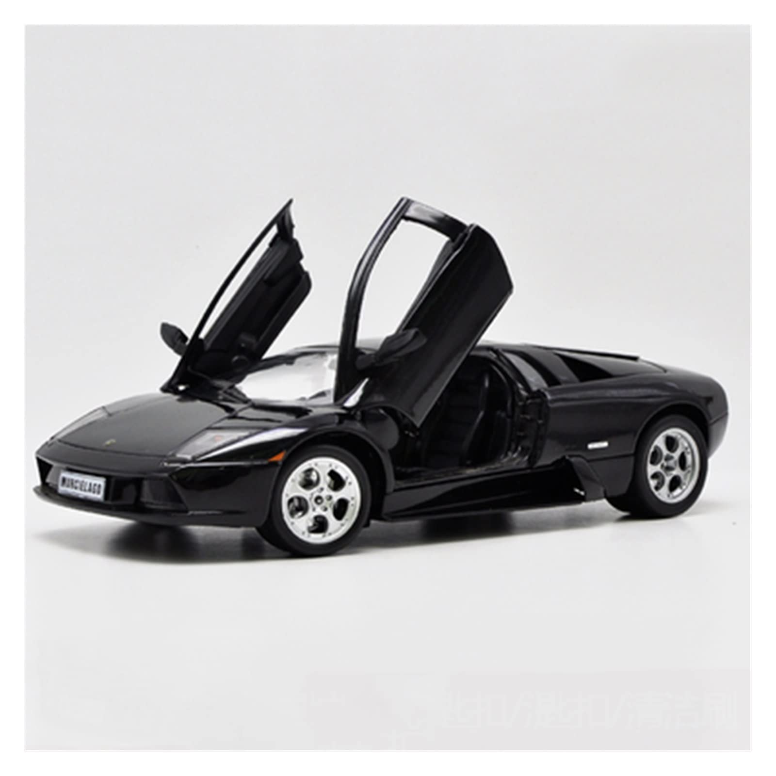 ZHONGNAN Simulation Car Model Best Gift 1/18 For Lamborghini Murcielago Alloy Diecast High Simulation Sports Car Model Decorations (Color : Black)