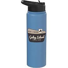 Galop Island State Park New York Welcome Sign Vacation Stainless Steel Insulated Water Bottle