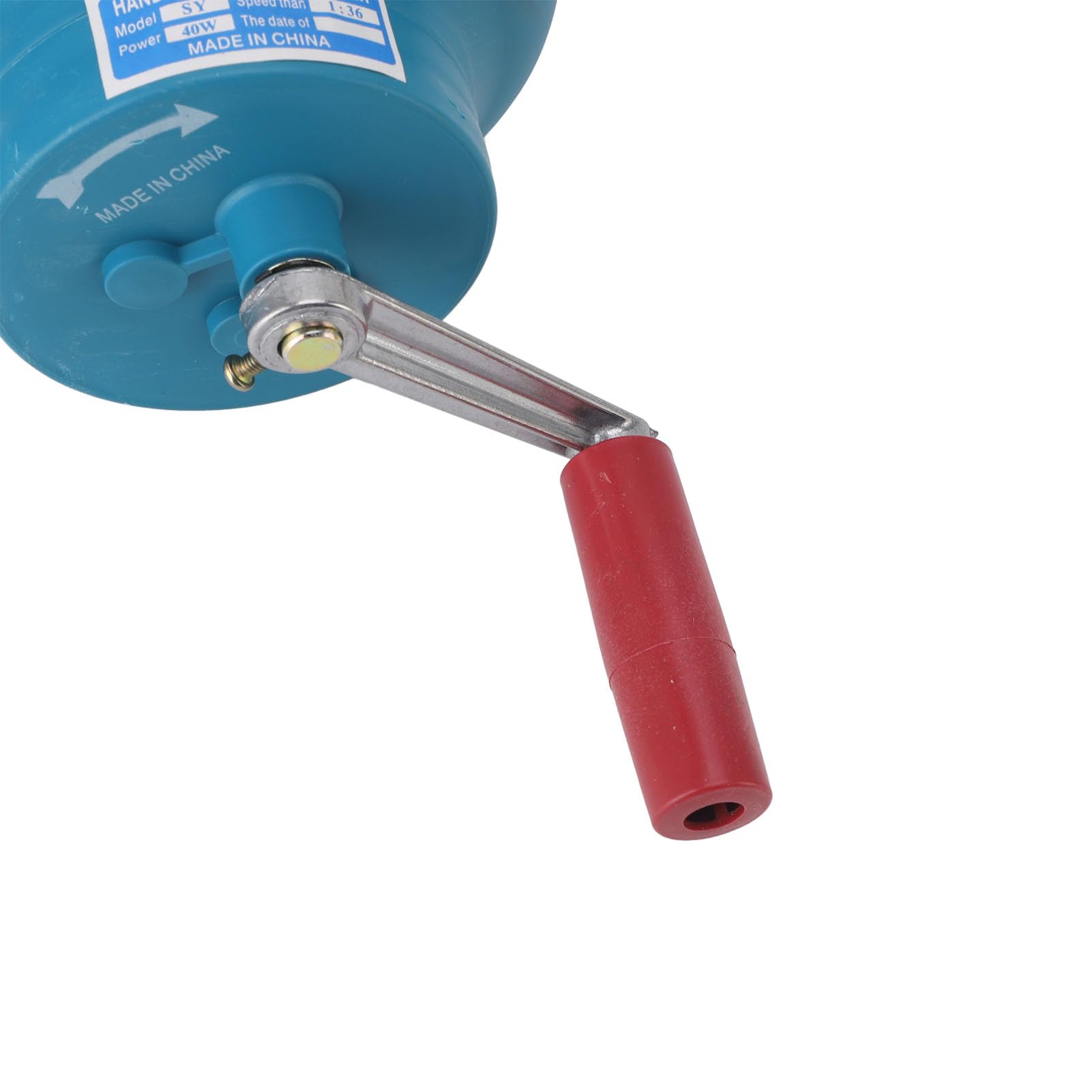 Fockety BBQ-Ventilator Tragbarer Handkurbel-Luftgebläse für Outdoor-Camping und Grillen