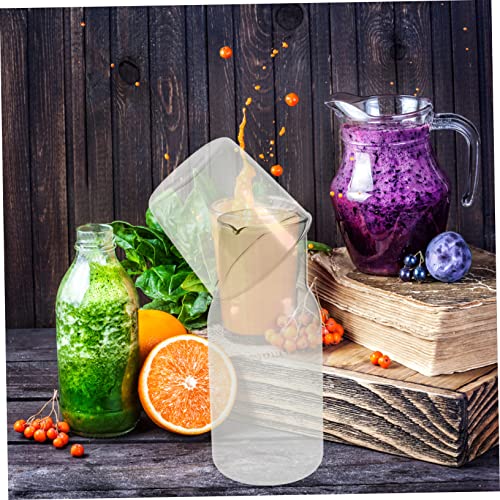 Set elegante de vaso y tetera de vidrio transparente miniatura 3