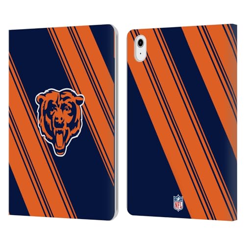 Étui iPad Air 11 Chicago Bears en cuir style portefeuille pour supporter NFL