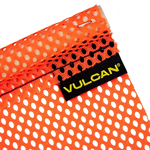 VULCAN Sicherheitsflagge mit Dübel – Hellorange – Jersey-Mesh-Konstruktion – 45,7 x 45,7 cm – 4 Stück - Image 4