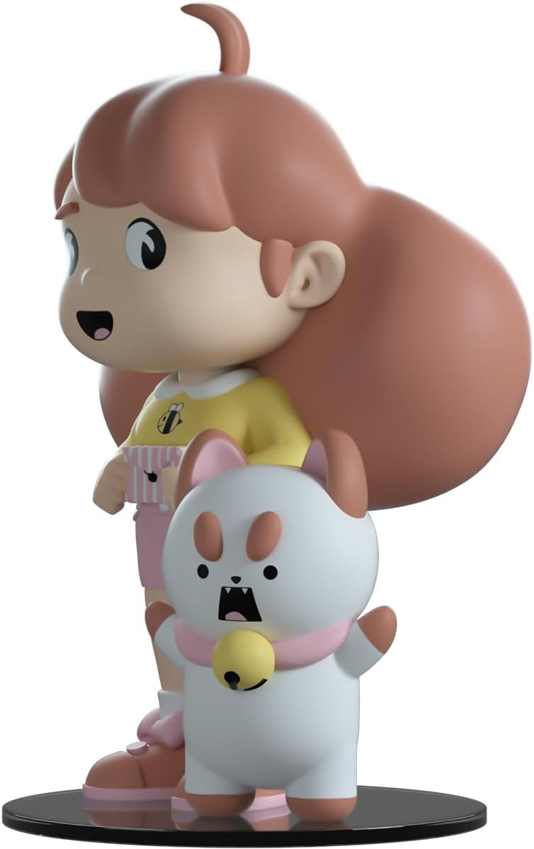 Youtooz Bee and Puppycat 4.1in & Bee and Puppycat Riding 4.4in Vinyl Figure Collectible, Bee and Puppycat & Puppycat Riding from The Bee and Puppycat Collection, Bee and Puppycat Collection
