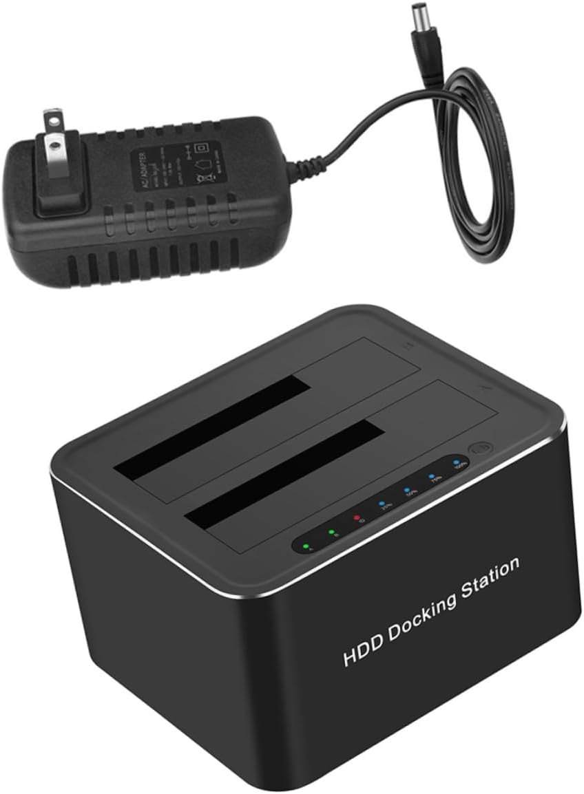 NUOBESTY Hard Disk Dock for Ssd Offline Cloning Function USB to USB Supports Uasp up to Transfer Us
