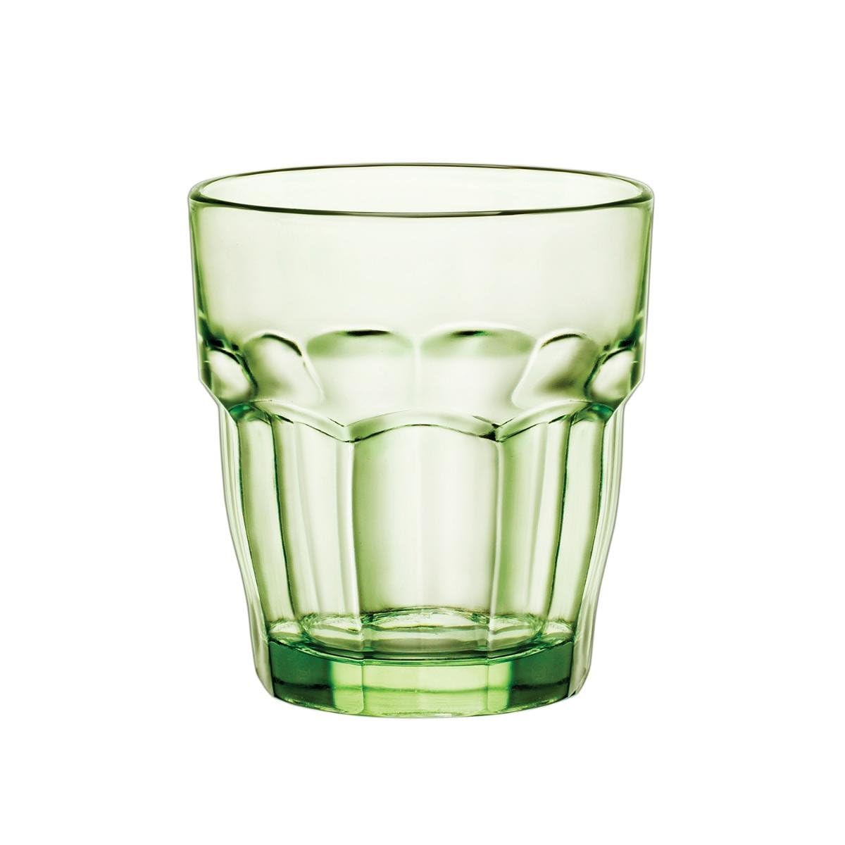 Bormioli Rocco Green 5183314 Rockbar Rocks Tumblers Glass Glasses Cups, 27 Cl,