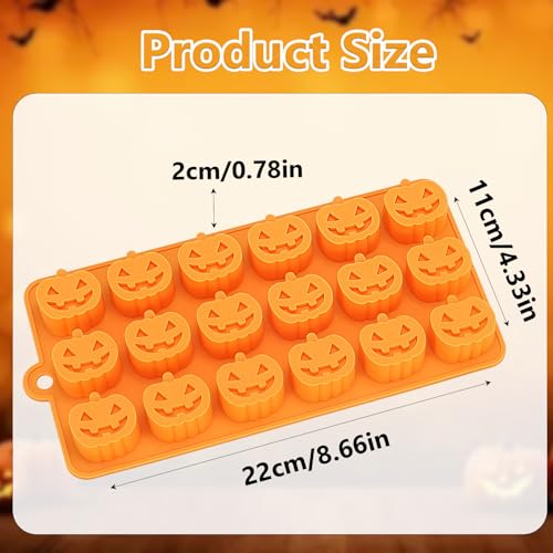Pumpkin Silicone Moulds, Pumpkin Cake Molds Thanksgiving Halloween Thanksgiving Fall Autumn Baking Wax Melts Soap Making - Image 2