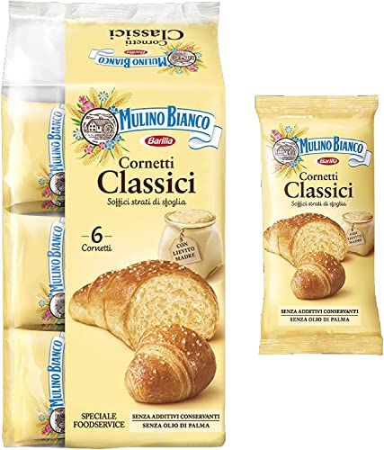 Mulino Bianco Cornetti Classici Vuoti Soffici Maxi Confezione 240gr - Speciale Food Service 2023
