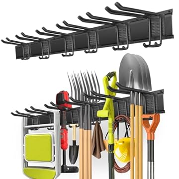 best garden tool organizers with hanging tool rack