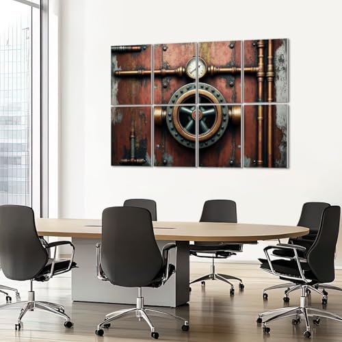 Paneles acústicos decorativos autoadhesivos 8 unidades 12x16" cada uno, total 48x32 pulgadas, fibra poliéster alta densidad, absorbentes de sonido para estudio y oficina miniatura 7