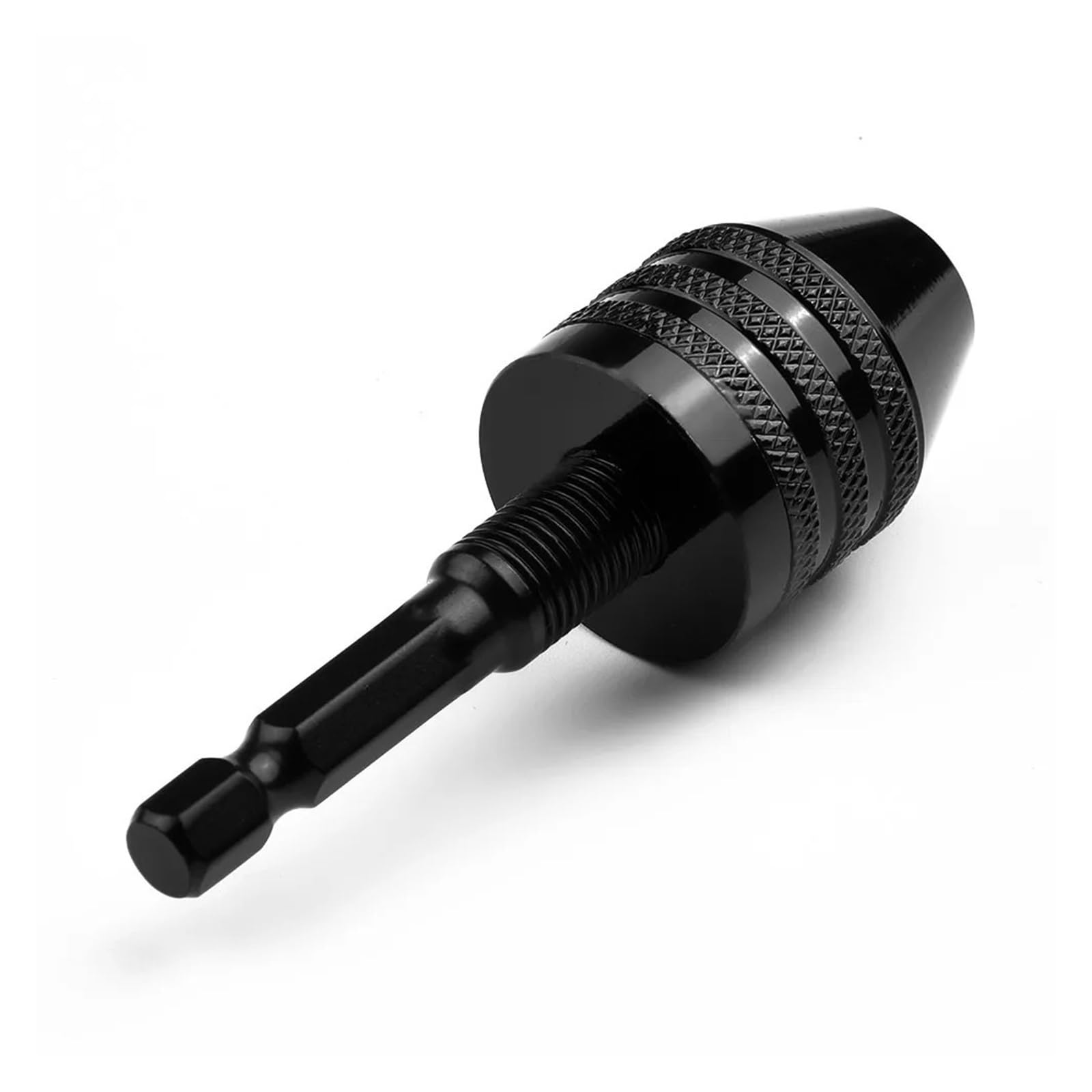 Bezkluczowy uchwyt wiertarski 0,3-8 mm samozaciskowy konwerter do wierteł elektrycznych - narzędzie do szybkiej wymiany 1/4 cala z chwytem sześciokątnym(0.3-6.5mm)