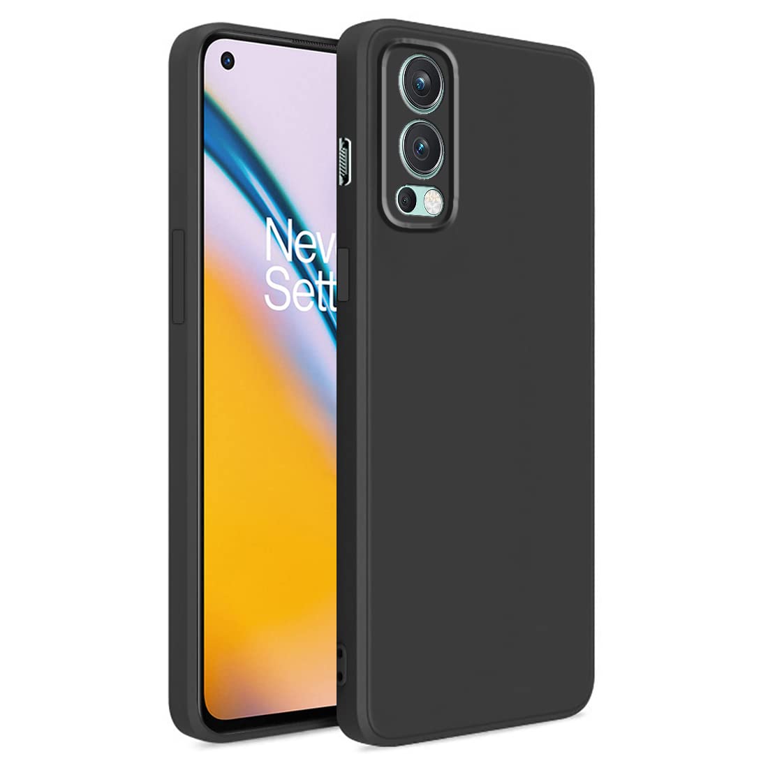 Casotec Back Cover for OnePlus Nord2 5G | Full Camera Protection | Liquid Silicon Case | Flexible Bumper Case for OnePlus Nord2 5G (Black) (B09TH2WW7V) Amazon Price History, Amazon Price Tracker