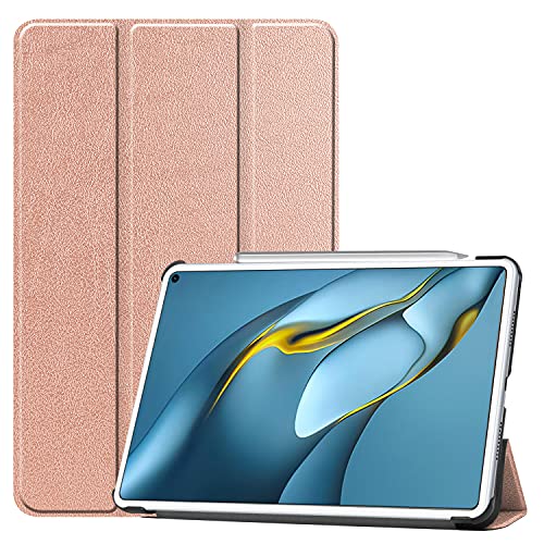 Lobwerk Protective Case for Huawei MatePad Pro MRR-W29 2021 10.8 Inch Slim Case with Stand Function and Auto Sleep/Wake Function Bronze