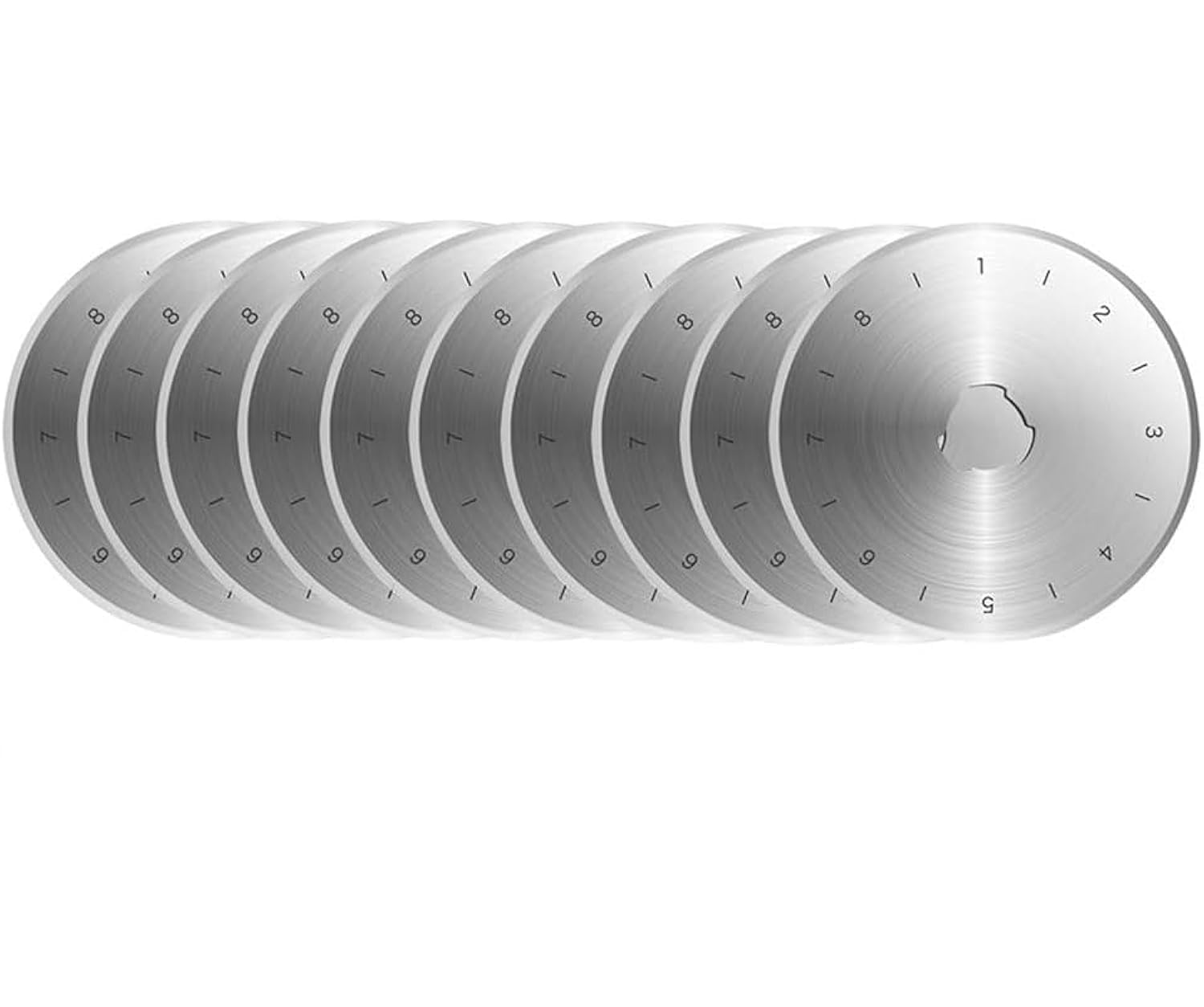 28mm Rotary Cutter Blades, 10 Pack Rotary Blades 28mm Fits OLFA, Fiskars, Martelli, Dremel, Truecut 28mm Rotary Cutter Replacement Blades, Sharp and Durable