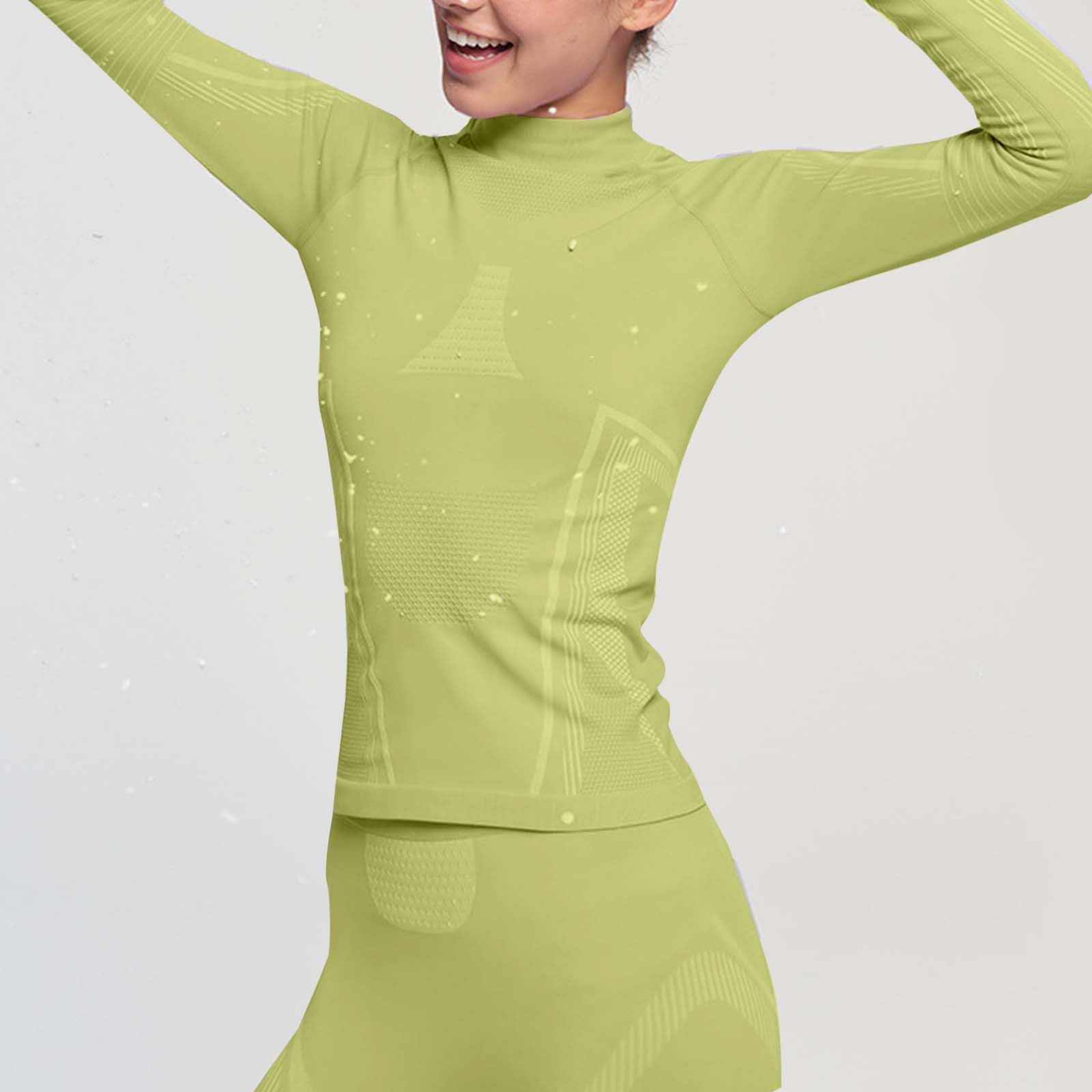 Biancheria intima termica da donna, biancheria intima da snowboard ad asciugatura rapida, set invernale caldo per esterni, slim fit, leggero, top e pantaloni di base, set funzionale per il