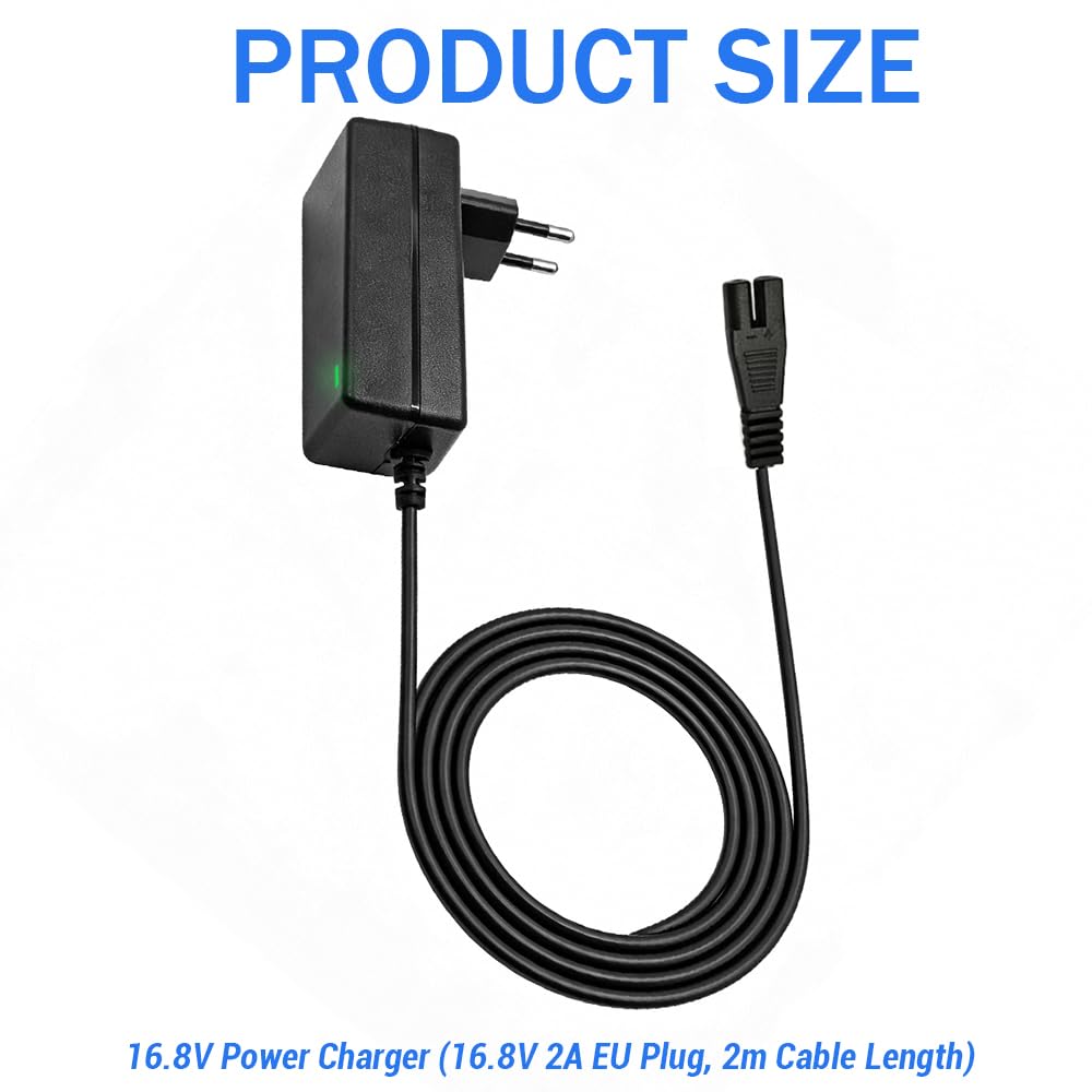 Cargador de 16.8V Compatible con Aiper Scuba S1 E1 Limpiador de Piscina Robótica Inalámbrica — view 2