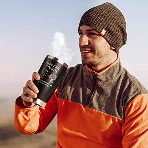Geschenke Valentinstagsgeschenk für Ihn, Valentinstag Lustige Geschenk für Männer, Valentines, Jahrestag, Hochzeitsgeschenke für Partner, Lieblingsmensch, Ehemann, Him, Kaffeebecher to go Becher 600ml 6