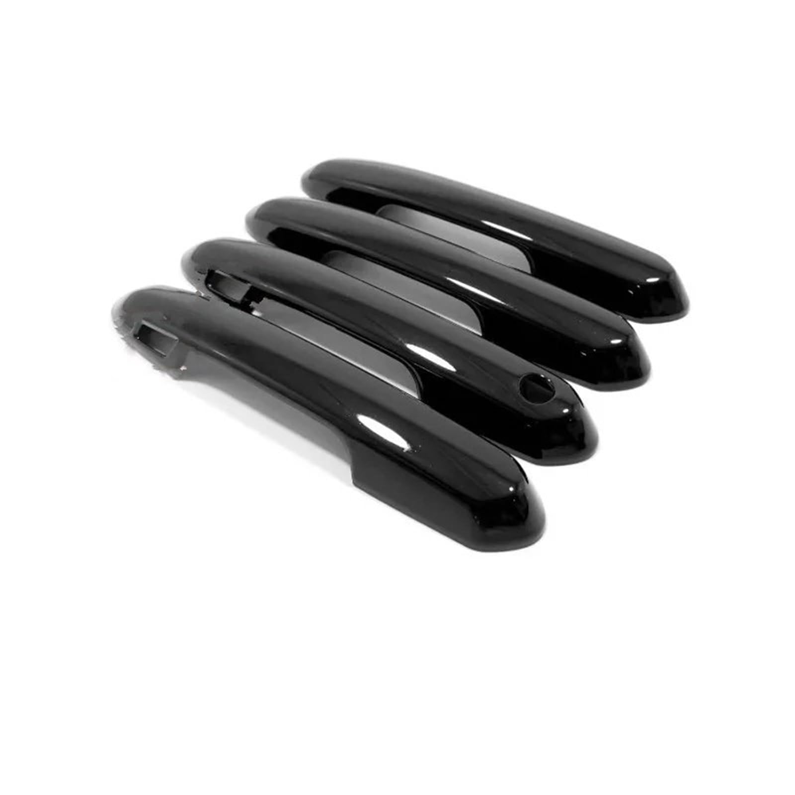 Rdwspli Gloss Black Exterior Handle Shell Compatible With Toyota For Highlander 2020-2025 Exterior Door Handle Frame Cover Trim 1 Set With Smartkey Abs Protective Sticker Accessories