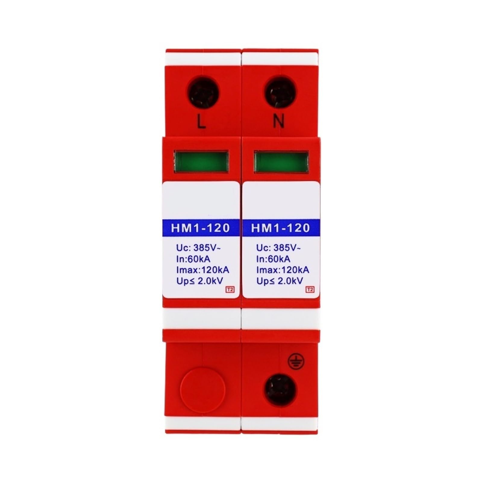 DEBLAN Scaricatore di sovratensione monofase di Classe B 120KA 220V HM1-120 2,0kV