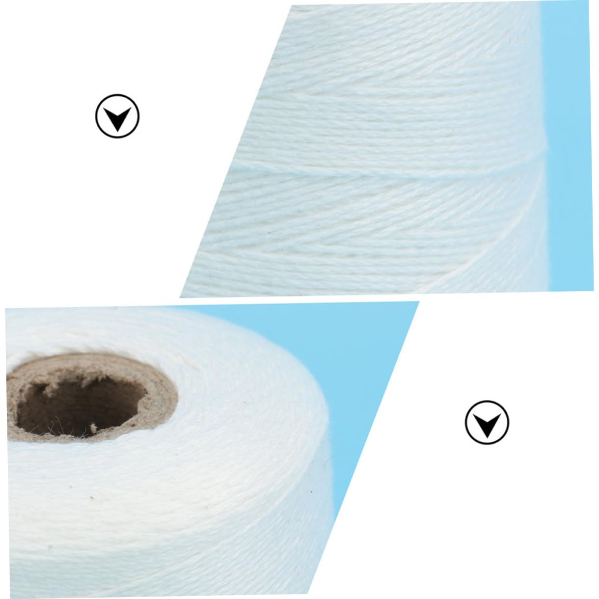 Ficelle Alimentaire en Coton 1mm, 1 Rouleau, pour Saucisses