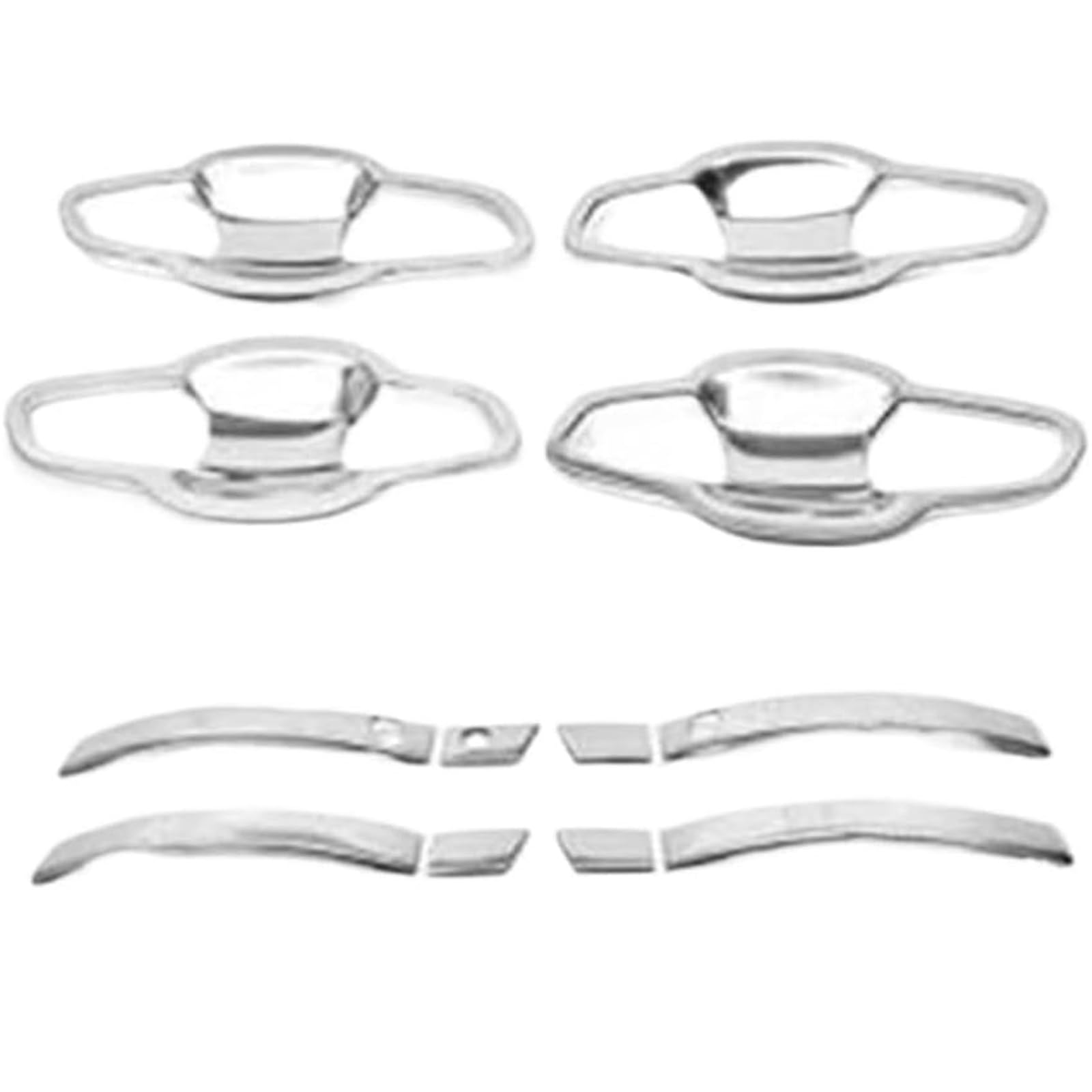 Glymzoi 3 Car Exterior Door Handles Car Left Exterior Door Handle Style Accessories Sticker For Byd 2022 + Bowl