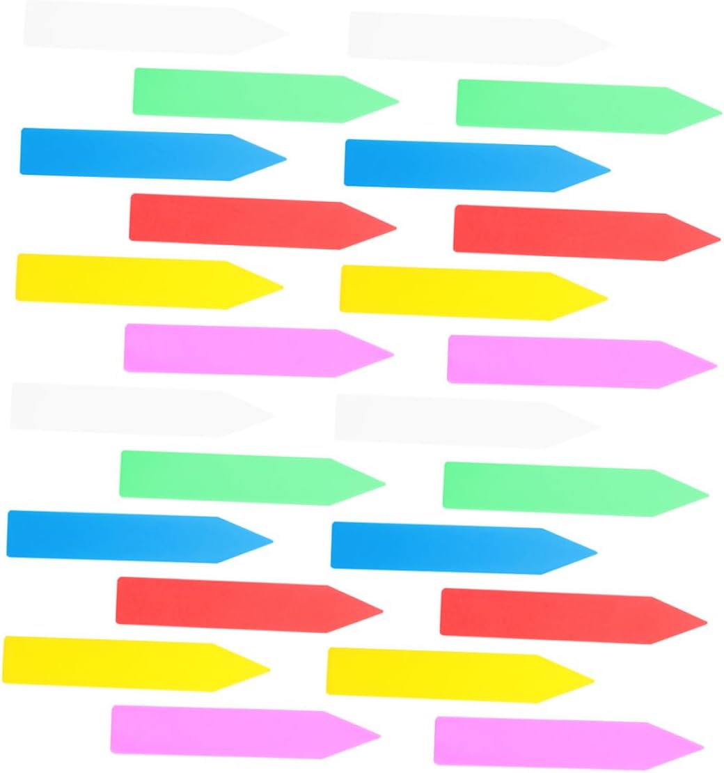 600pcs Waterproof Plastic Plant Labels Stakes Multi-Color Gardening Markers for Outdoor Garden and Nursery Small Size 10x1.8cm Sturdy Plant Tags for Flower Pots