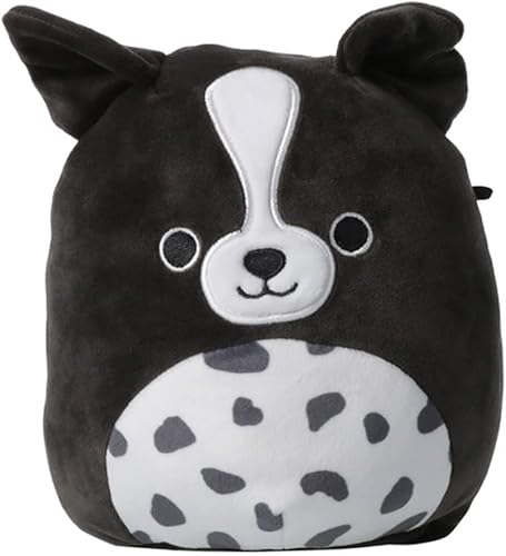 Squishmallows Kellytoy 2022 - Border Collie de invierno de 7 pies, color negro