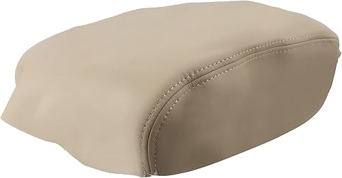 Miniatura 7 de AUTOKAY Cubierta De La Tapa De La Consola Central Del Apoyabrazos De Cuero Se Ajusta Para Honda Pilot 2009-2015 - Beige Bronceado