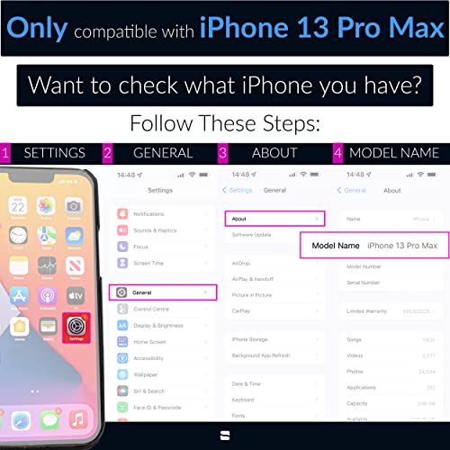 Snugg Iphone 13 Pro Max Case Wallet – Folding Wallet Case With 3 Card Slots, Magnet Closure, And Phone Stand Function – Leather, Tpu, And Nubuck Iphone 13 Pro Max Wallet Case – Blackest Black #TOP1