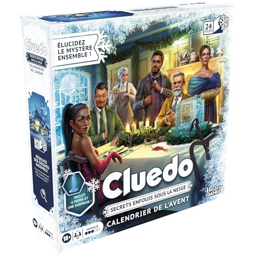 Advent Calendars Calendrier de 'avent Cluedo : Secrets enfouis sous la Version Française Jeu d'halloween à partir de - vue 7