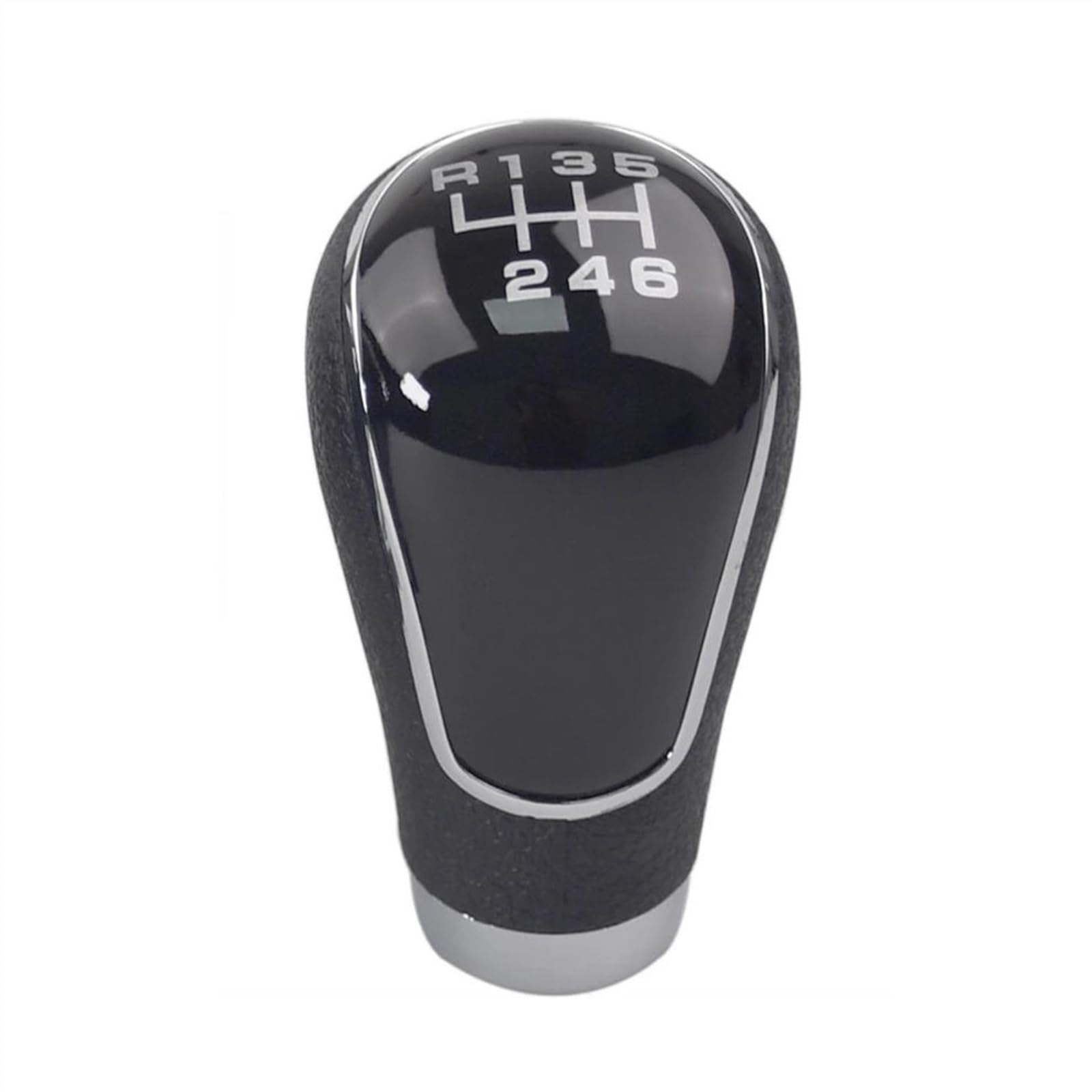 LTQSIV 5/6 Speed Manual Transmission Car Gear Shift Handle Shift Lever Gear Shift Knob for Mazda 2/3/323/6/3 BK 2004-2012(Black-6R Speed)