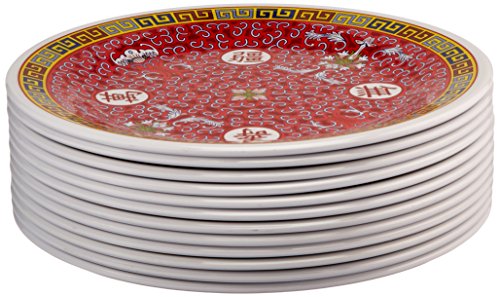 Thunder Group Peacock Collection 12-Pack Plate...