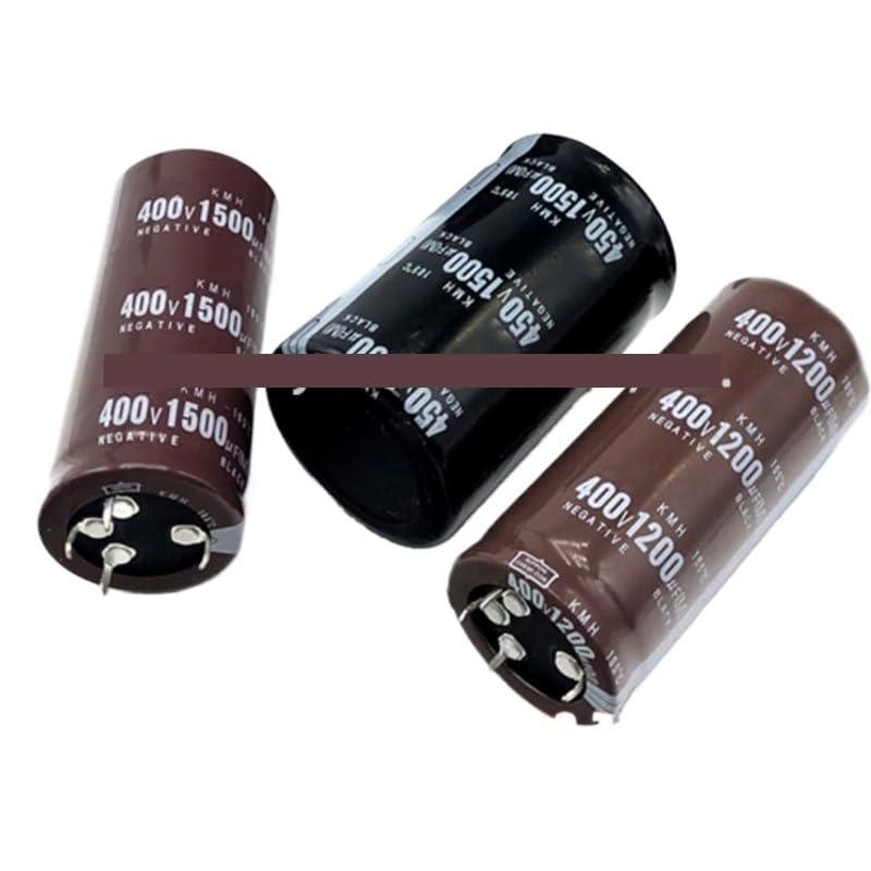 2 condensadores electrolíticos de Aluminio de Cuatro Patas, 450 V, 1500 UF, 45 x 100 mm