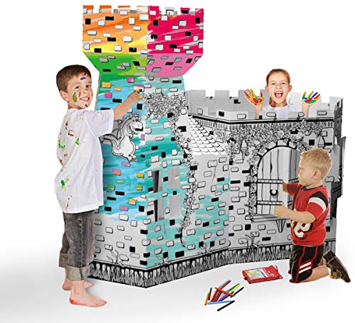 Ricco GL8955 Castle Tower Spielhaus aus Karton – Bild 4