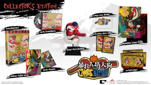 Abarenbo Tengu Zombie Nation Switch collector jeu vidéo rétro shoot em up nintendo