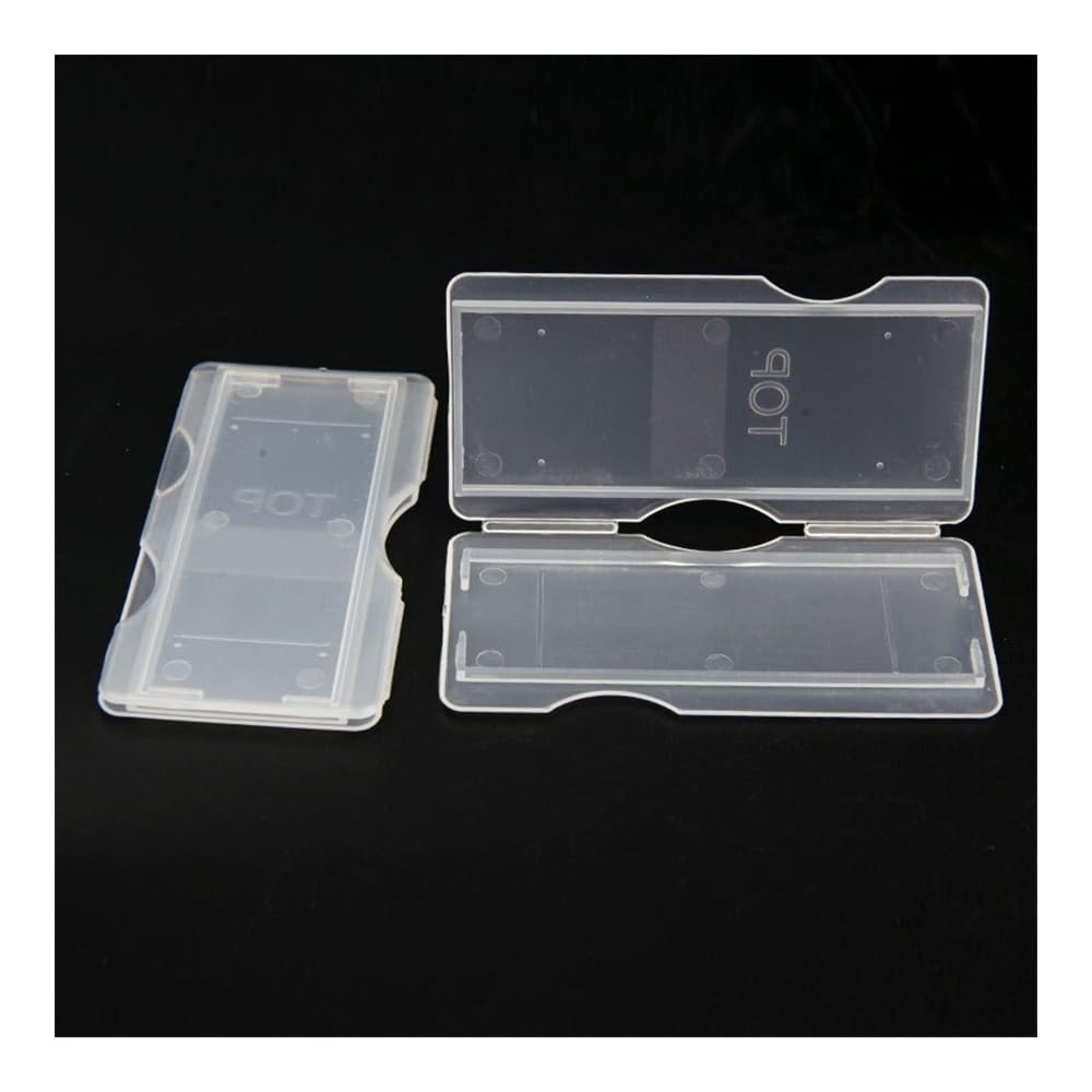 Microscope Microscope Slides Holder 5pcs Portable Plastic Microscope Slides Holder Dispenser Box Capacity 1-3 Pieces Slides(A)