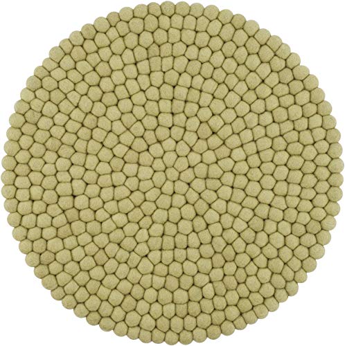 myfelt Seat Cover, Felt, Light Green, 36 cm
