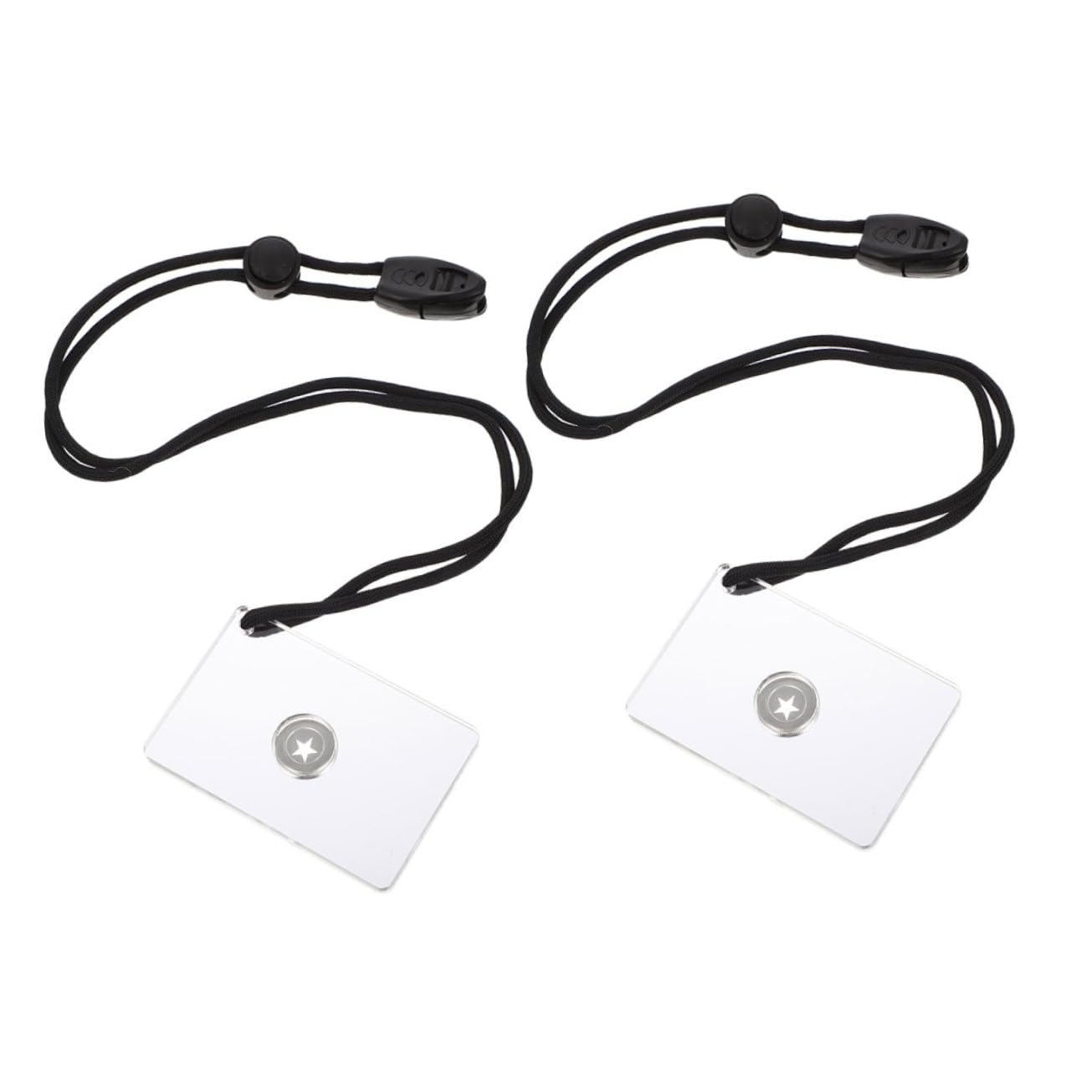 YARNOW 8pièces Miroir De Signalisation De Survie Plein Air De Réfléchissant pour Camping Et Randonnée Accessoire pour Urgences Et Orientation