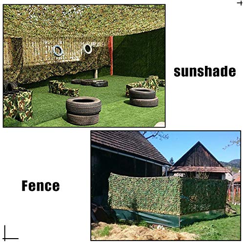 Image of Camo Netting, Camouflage Netting, Hunting Blind Camo Net, Army Party Decorations, Sunshade Fence Nets, Lightweight for Camping, Shooting, Photograph, Car Cover, Outdoor