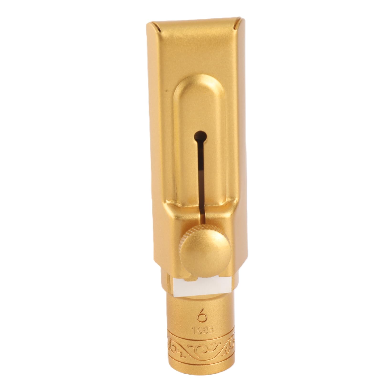 Topiky Bocchino per Sassofono Contralto Eb Coperchio Scorrevole In Ottone Satinato 6C Bocchino per Sax di Ricambio per Sassofonisti Professionisti Principianti