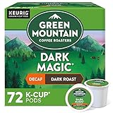 Green Mountain Coffee Roasters Dark Magic Decaf, Single-Serve Keurig K-Cup Pods, Dark Roast Coffee, 72 Count