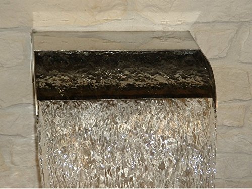 Ideal Stainless Steel Waterfall Cascade With Lights