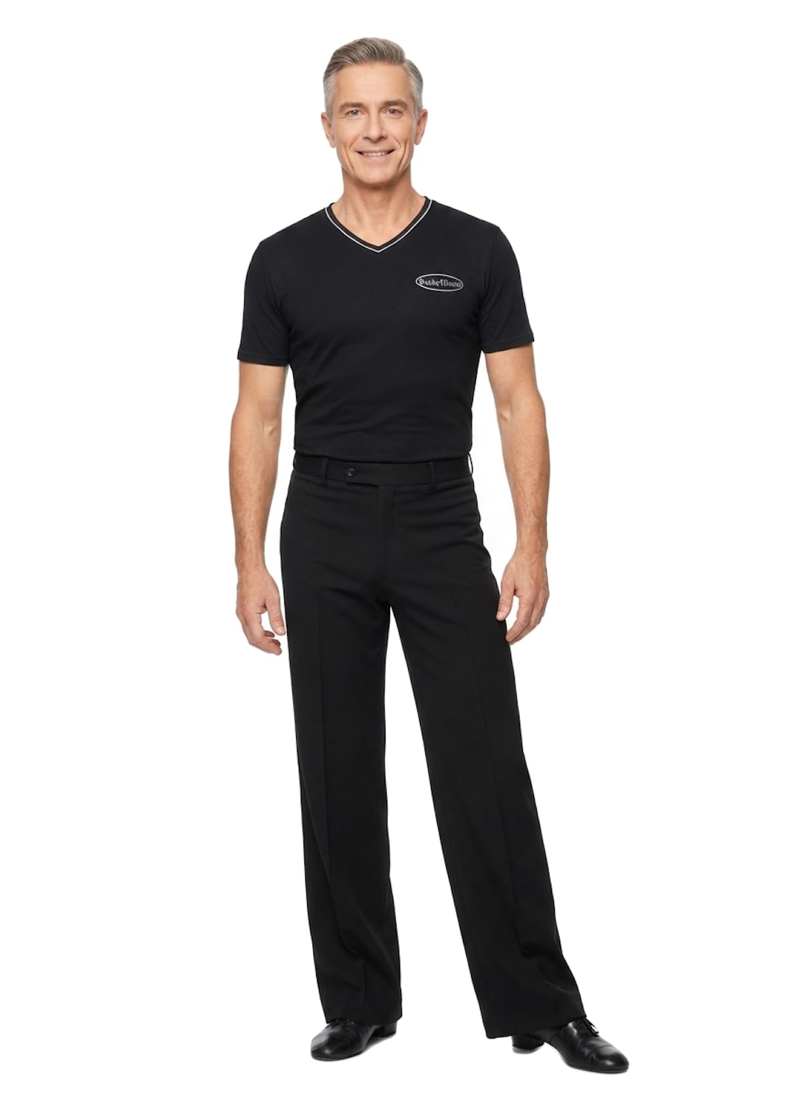 Pantalon homme pour la danse latino-américaine taille haute
