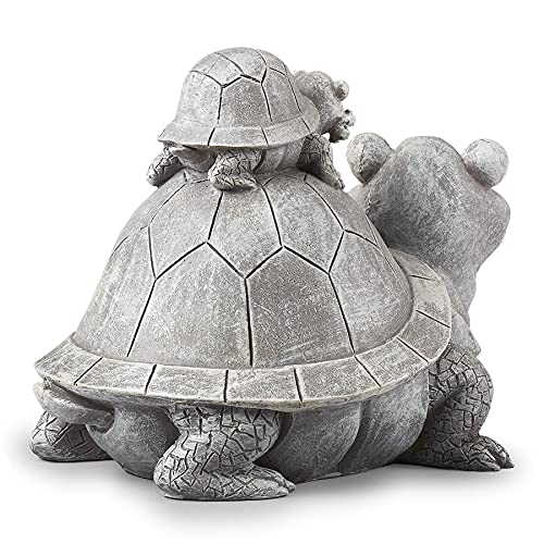 Garden Items Turtles Statue, One Size, Light Gray #TOP2