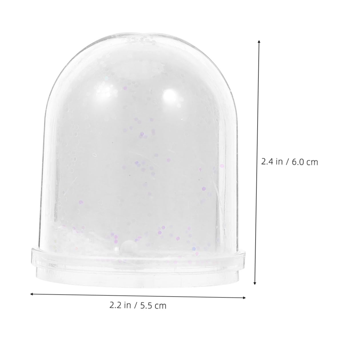 Anneome Snow Globe Ornaments for Boys and Girls DIY Snow Globes Miniature Goblet Craft Kit with Photo Frame Holiday Decorations