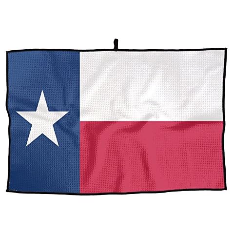 CUTEDWARF Flag of Texas Golf Towel Sports Towel 23x15 Inches Gym Player Towel Cover