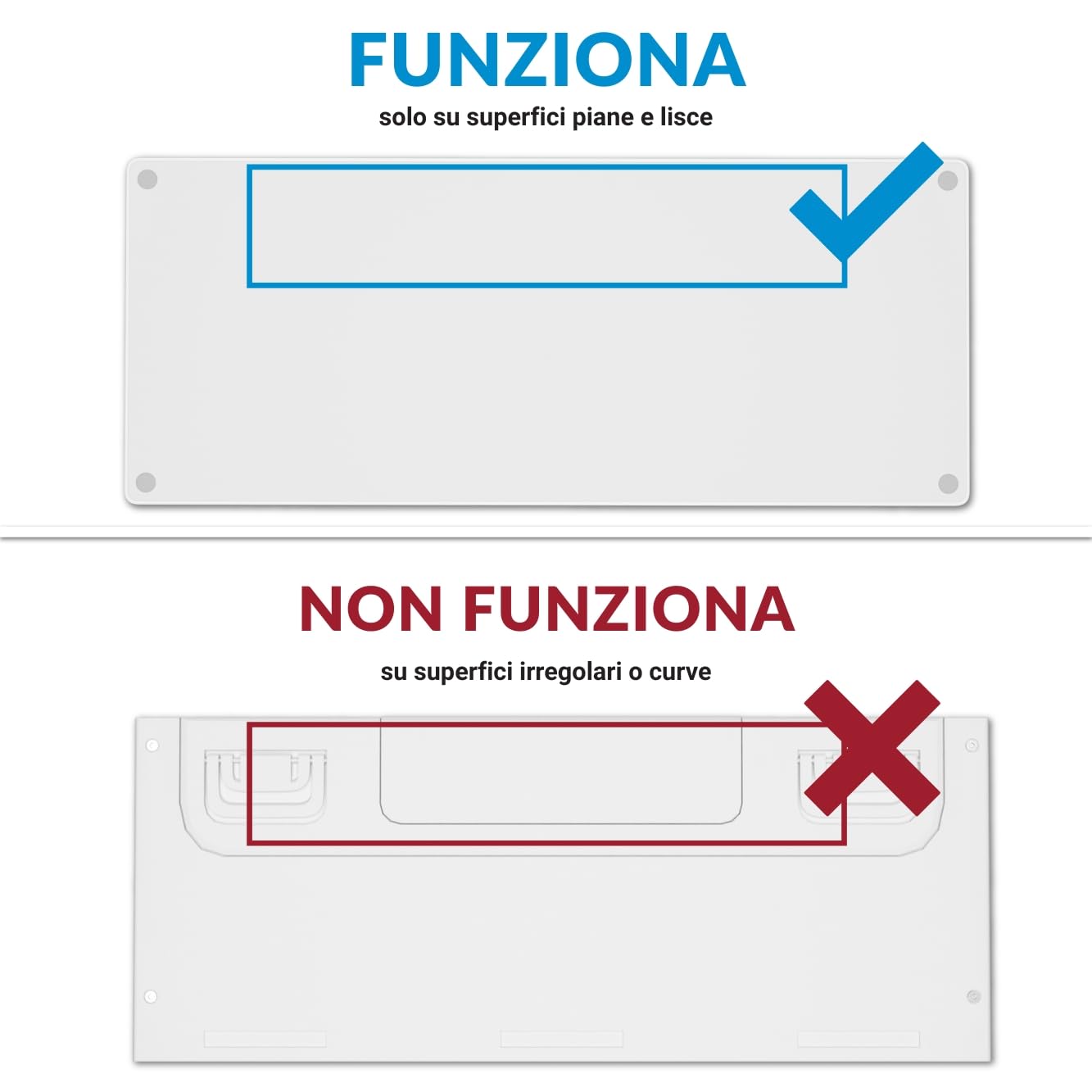 ESC FLIP Supporto per Tastiera per PC Computer, 3 Altezze Regolabili. Ergonomica Riser Inclinato per Computer di Gioco e Battitura.