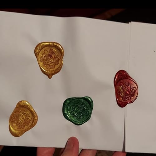 Miniatura 6 de ONWINPOR - Cuentas de cera de sellado de 17.64 oz, 1500 cuentas de sellado de cera de 1.1 libras para sello de cera, juego de sellos de cera ideal