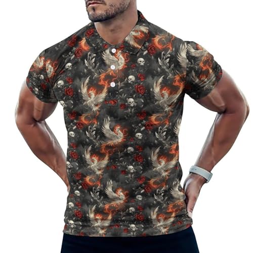 Polo de golf pour homme anti-humidité doux à manches courtes