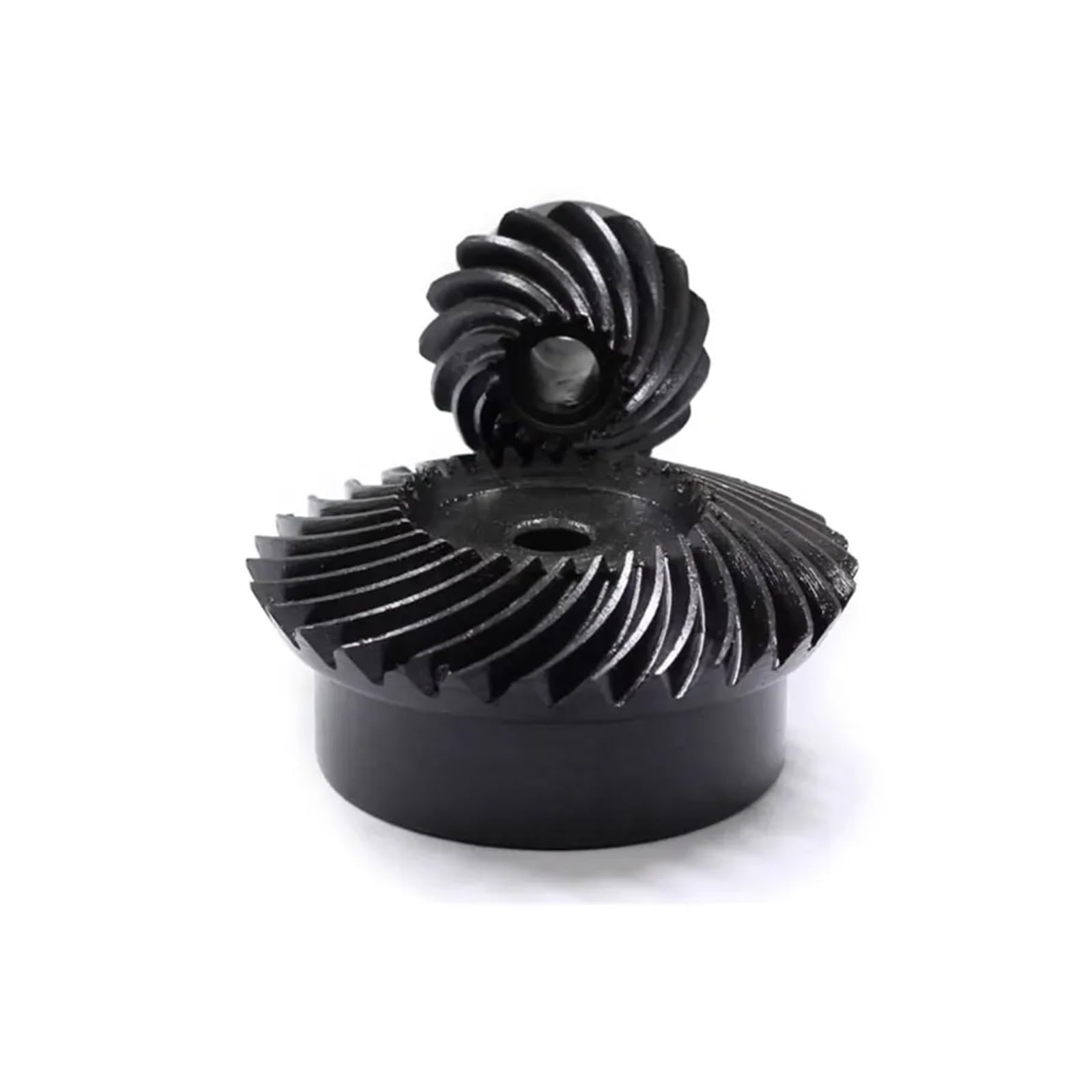 Kegelradgetriebe 1 Satz 45# Stahl 1M 20T bis 80T Spiralkegelrad M1 Modul 1:4 90 Grad Differentialgetriebe gleiches Übersetzungsverhältnis Durchmesser 6 mm 8 mm Loch